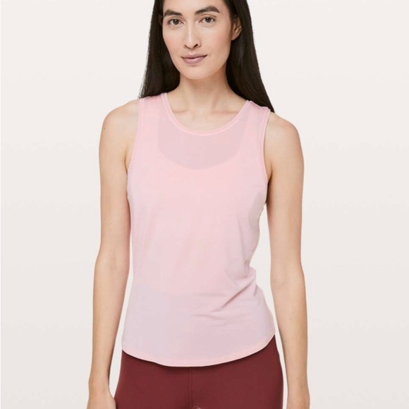 Lululemon Deep Stretch Tank Dusty Pink - Picture 1 of 6